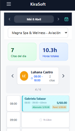 KiraSoft en móvil
